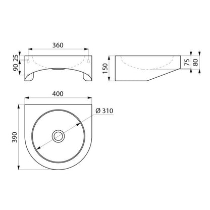 DELABIE 120400 washbasin