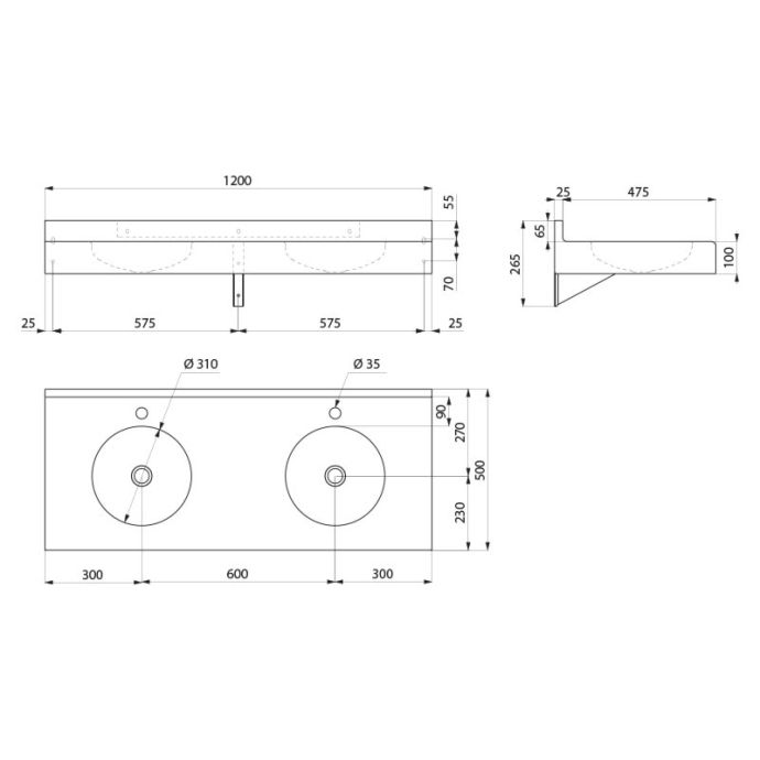 DELABIE 121390 1200 mm