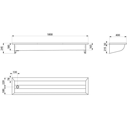 DELABIE 122280 - 1800 mm
