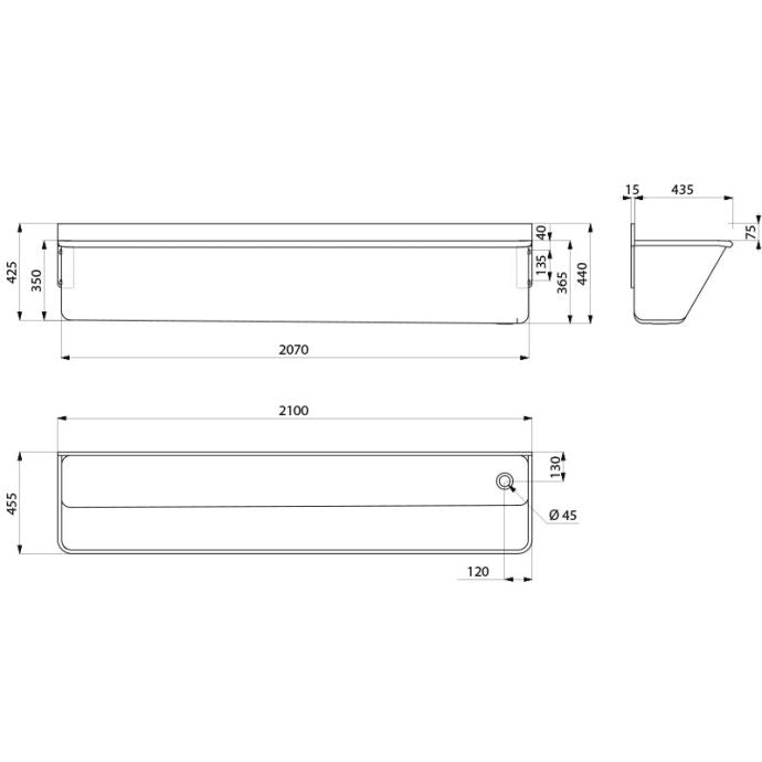 DELABIE 183020 - 2100 mm