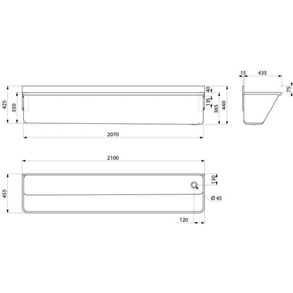 DELABIE 183020 - 2100 mm