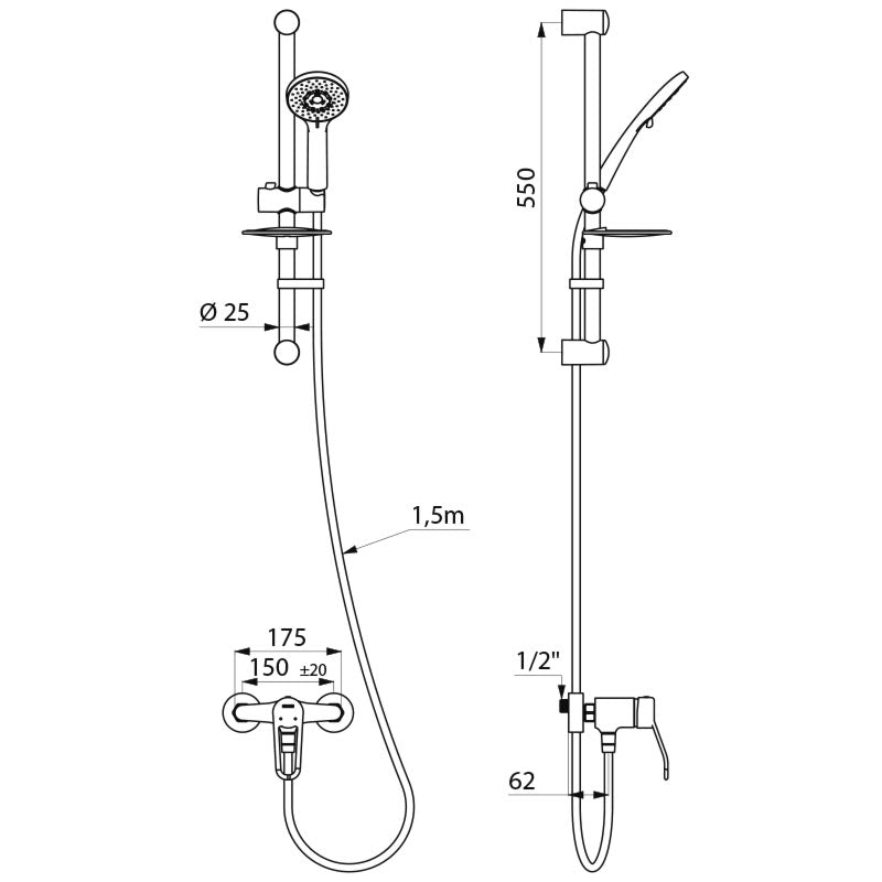 Delabie 2539EPSKIT