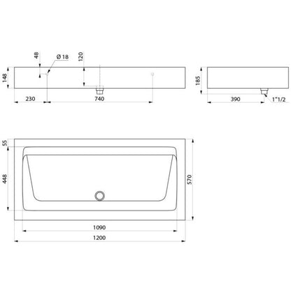 DELABIE 454120 - 1200 mm