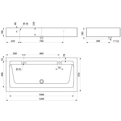 DELABIE 454122 - 1200 mm