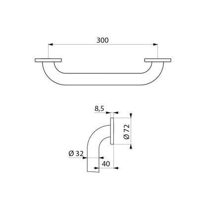 Delabie 5050S - 300 mm