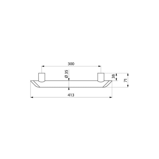 Delabie 511903W - 300 mm