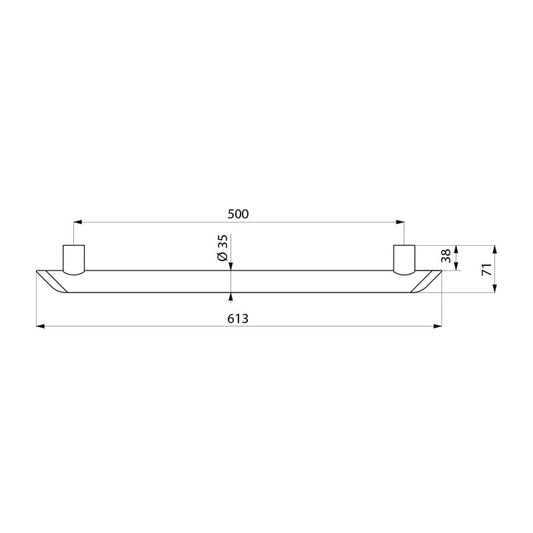 Delabie 511905C - 500 mm