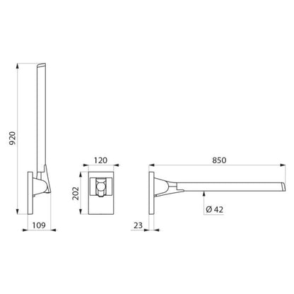 Delabie 511964C - 850 mm