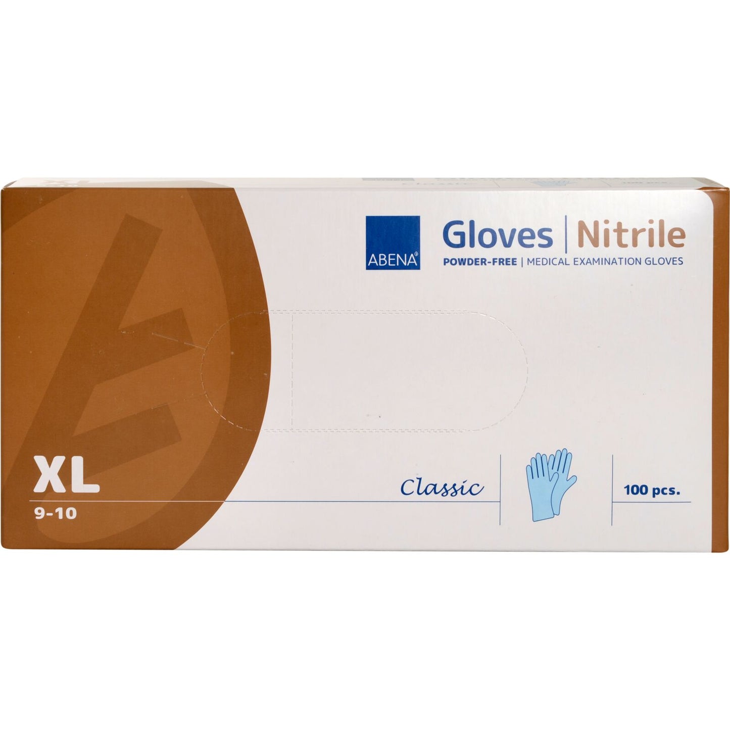 ABENA Nitrile gloves blue size XL 1 box of 100 pieces