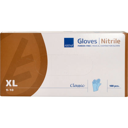 ABENA Nitrile gloves blue size XL 1 box of 100 pieces