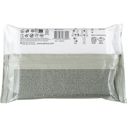 Abena Premium Wet wash gloves nourishing washing unscented 30x8 pieces per box