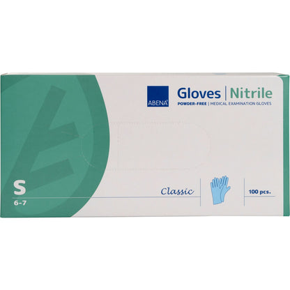 ABENA Handschuh Nitril blau Größe S 3,5 Gramm 10 Kartons à 100 Stück