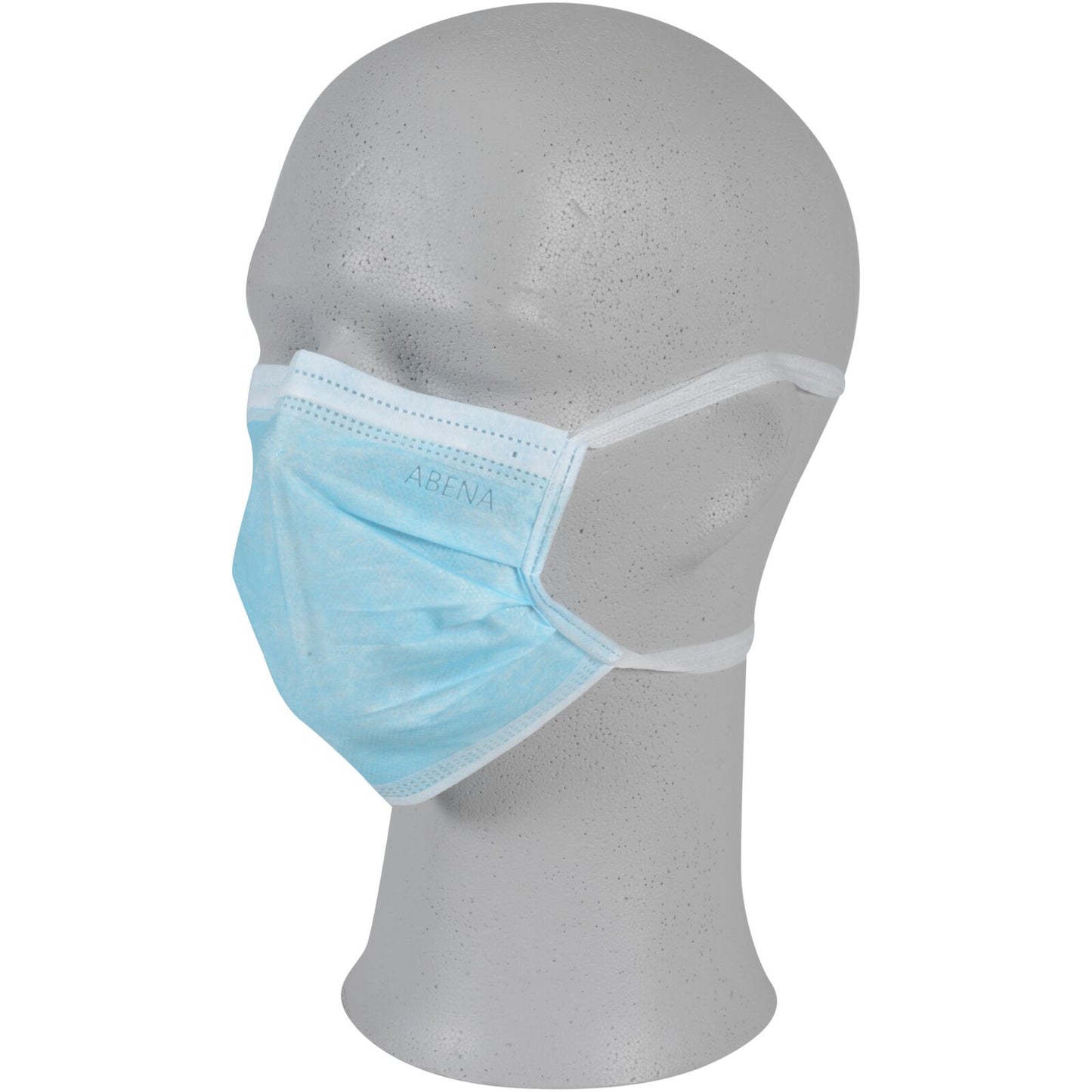 Abena surgical mask type IIR with tie-on straps blue 50 pieces