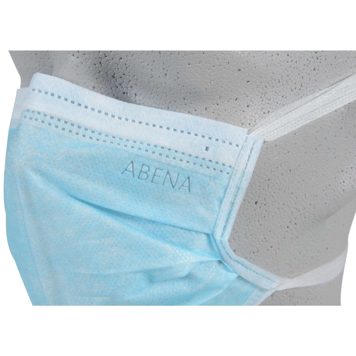 Abena surgical mask type IIR with tie-on straps blue 50 pieces