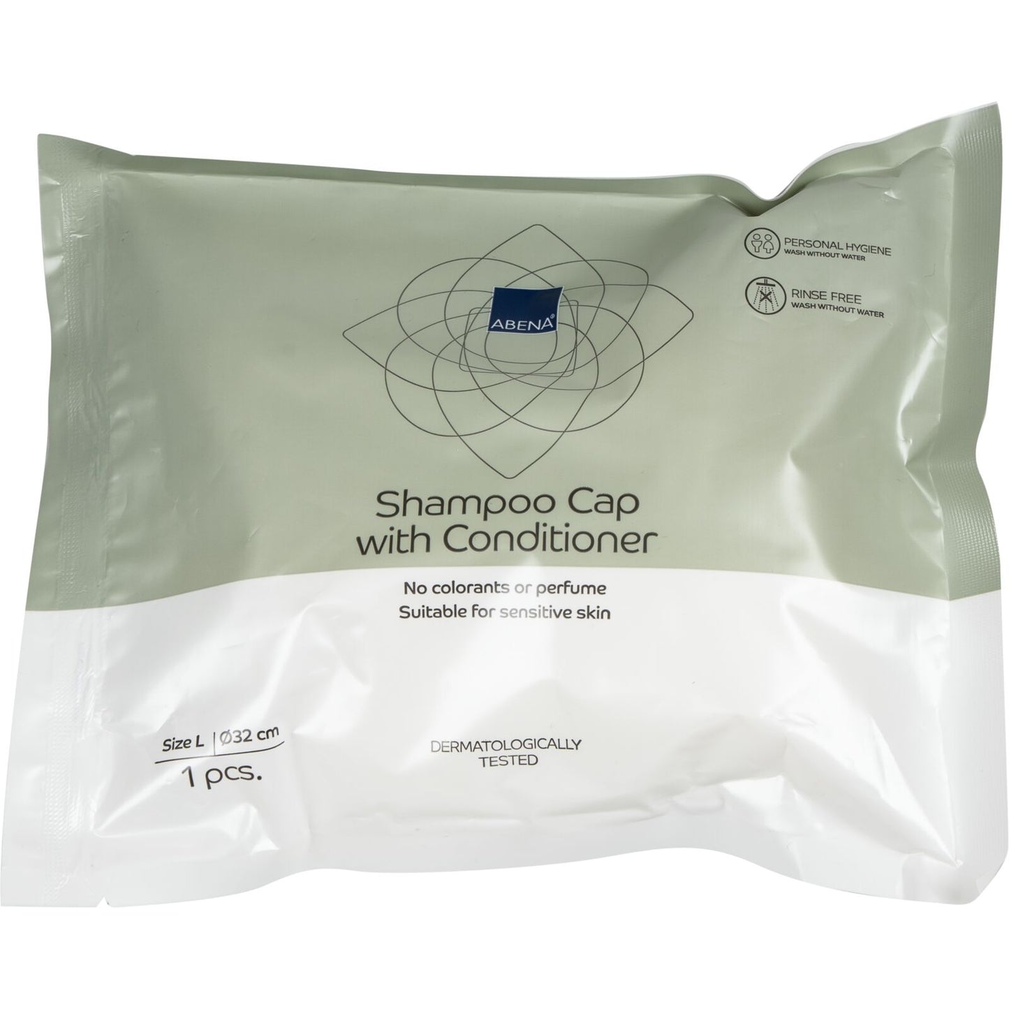 ABENA shampoo cap 32cm - 30 pieces