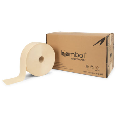 Bamboi® Rollos jumbo Maxi 100% bambú 2 capas