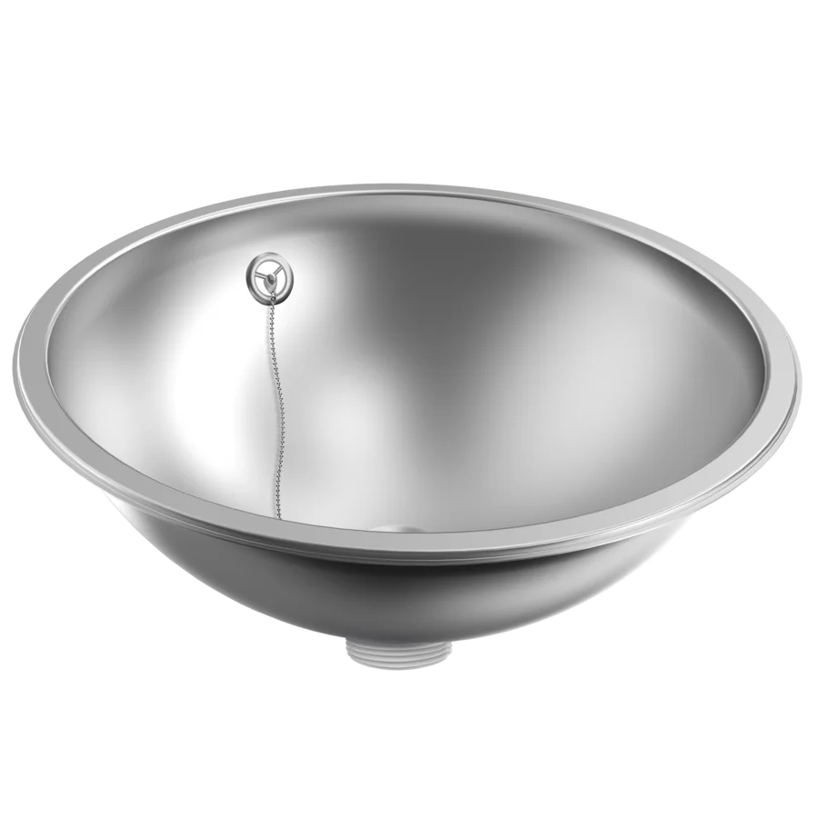 KWC RNDX420, round washbasin