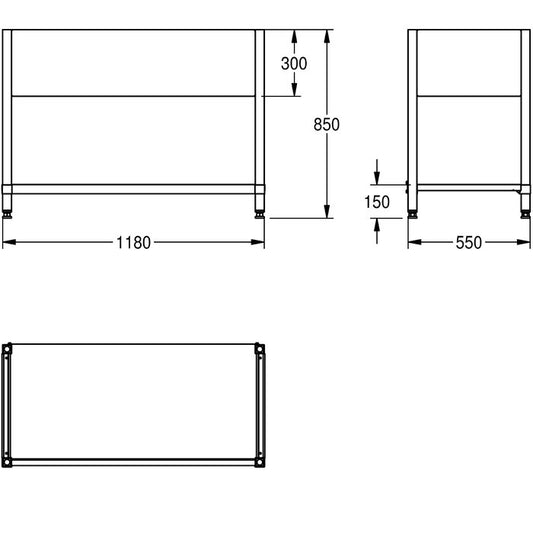 DELABIE MAXF120 60 - 1180 mm