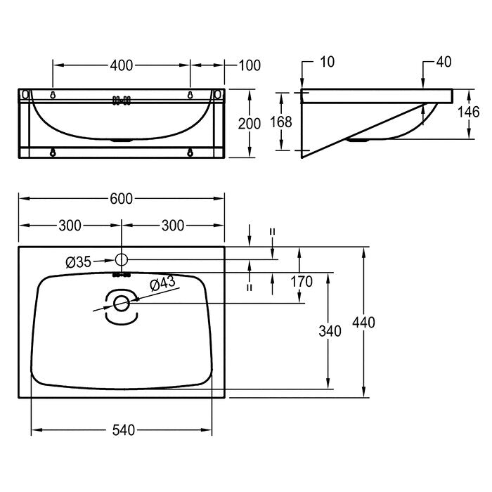 KWC WT600A-M washbasin