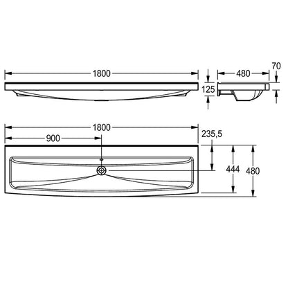 DELABIE SOLX1800 1800 mm