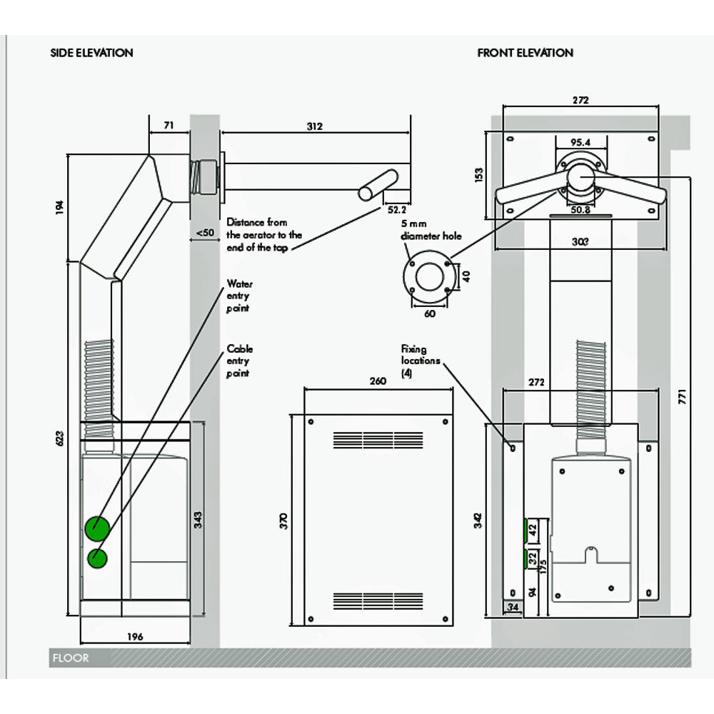 DYSON AIRBLADE WD06 Wandmontage
