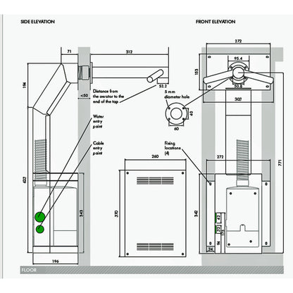 DYSON AIRBLADE WD06 Wandmontage